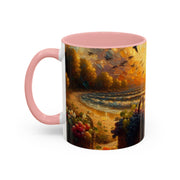 Sunset Beach Coffee Mug, Beach Lover Gift, Ocean Sunset Travel Mug, Sunrise Coffee Cup, Relaxing Morning Beverage