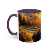 Sunset Beach Coffee Mug, Beach Lover Gift, Ocean Sunset Travel Mug, Sunrise Coffee Cup, Relaxing Morning Beverage